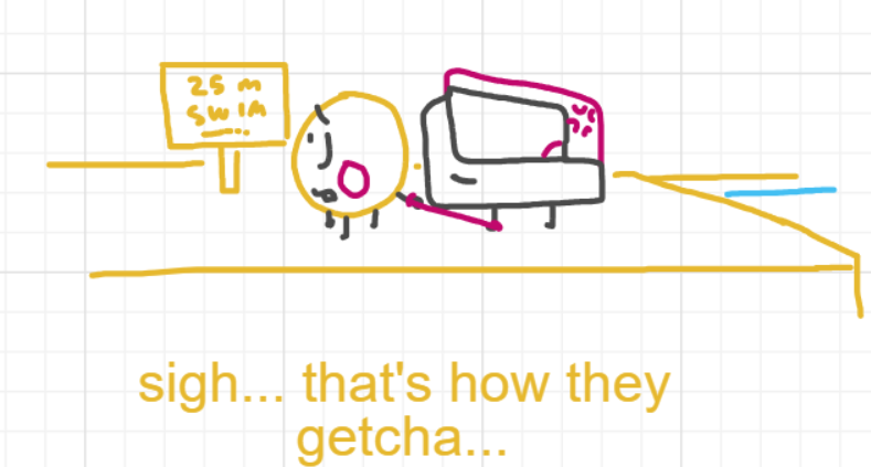 A panel from Running Duos, episode four of the Board Boards object show by Furretwalk/WalkingFurret.